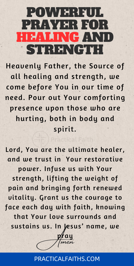 50 Powerful Prayers for Healing and Deliverance (It Is Heal You Today)